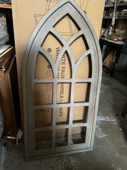 Arch Distressed gray Framed