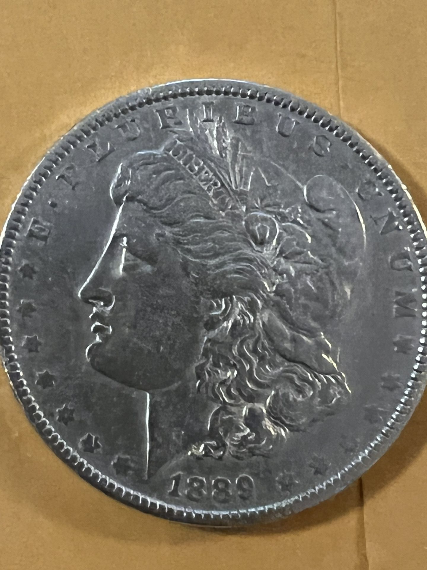 1889 P Morgan Silver Dollar AU/UNC