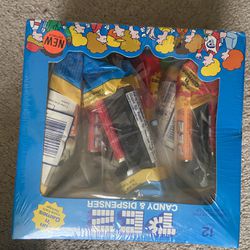 1997 star wars pez dispensers pack of 12 - new in sealed package