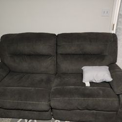 Couch And Love Seat Gray