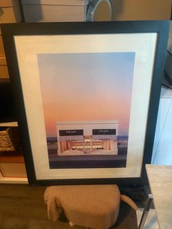 Prada store large painting