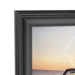 x33 Inch Solid Wood Picture Frame for Poster Photo or Puzzle - Black