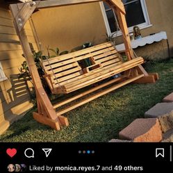 Custom made Wood Swings (made to order)