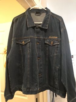 Vintage LasVegas ALADDIN Blue Jean Jacket