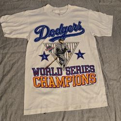 Vintage 80s Los Angeles Dodgers World Series Shirt 