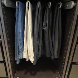 IKEA KOMPLEMENT Pull-Out Pants/Jeans Rack – Closet Organizer
