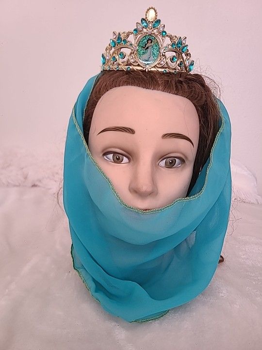 Disney Princess Jasmine Girls Crown Vintage