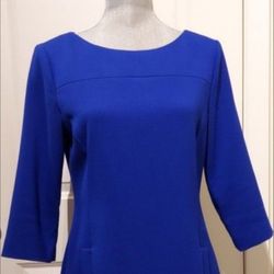 BEAUTIFUL ELIZA J BRAND BLUE DRESS ( SIZE  8 )