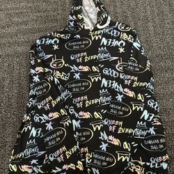 Orange Kiss Hoodie Pullover Sweatshirt Womens 2X