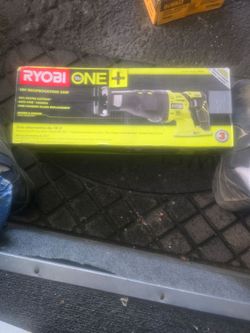 New ryobi 18v saws all