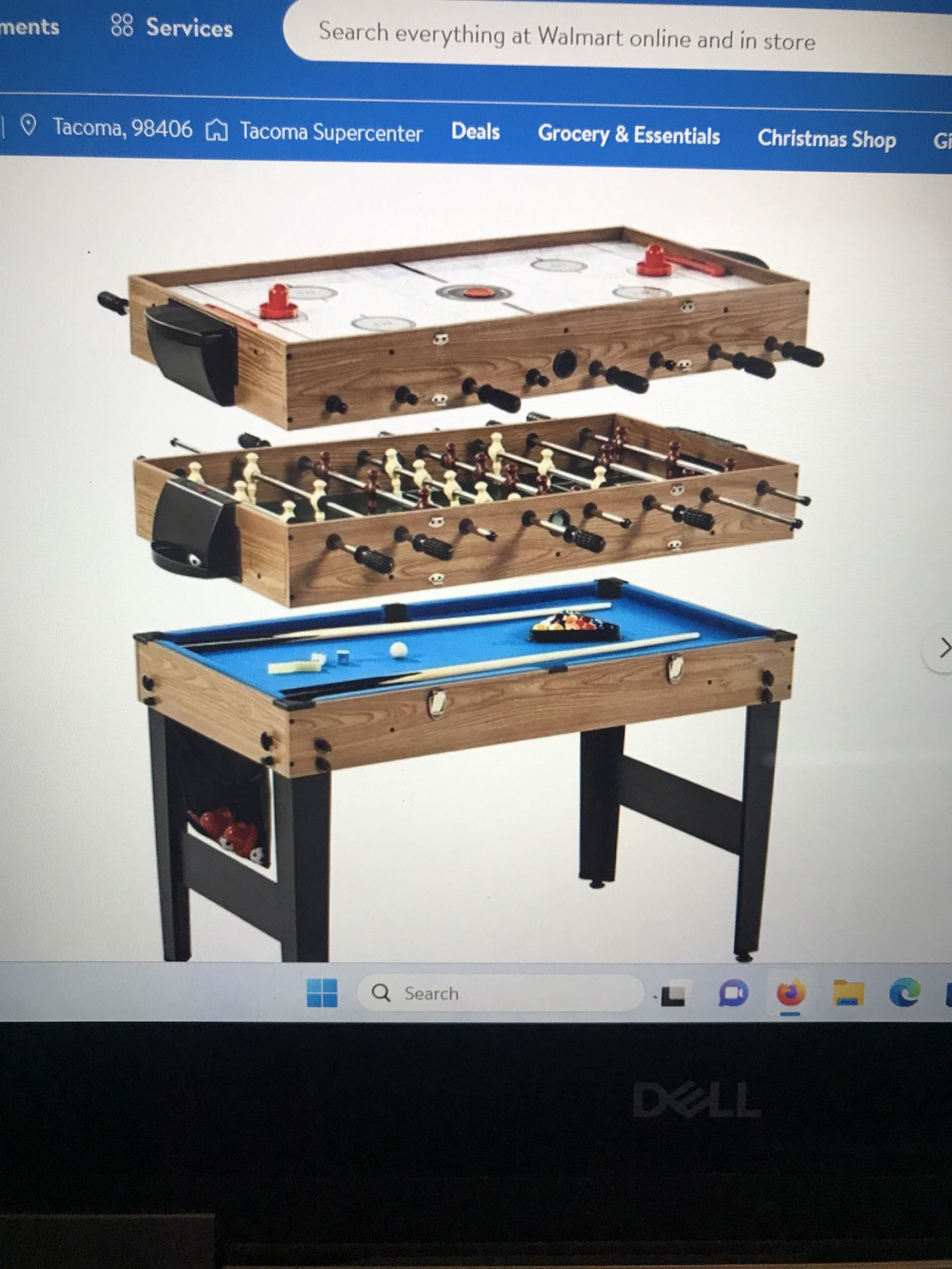 MD Sports 3 In 1 Gaming Table