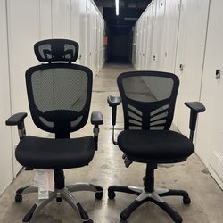 Two Ergonomic Office Chairs