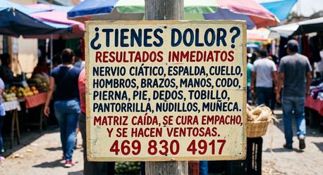 Se soba para el dolor torcedura empacho matriz caida ciatica