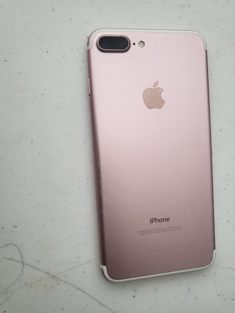Apple iPhone plus 128 GB UNLOCKED COLOR GOLD WORK VERY