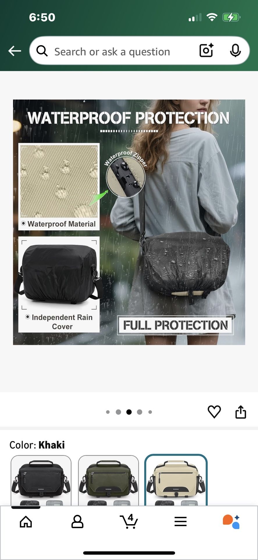 Rainsmore Camera Bag