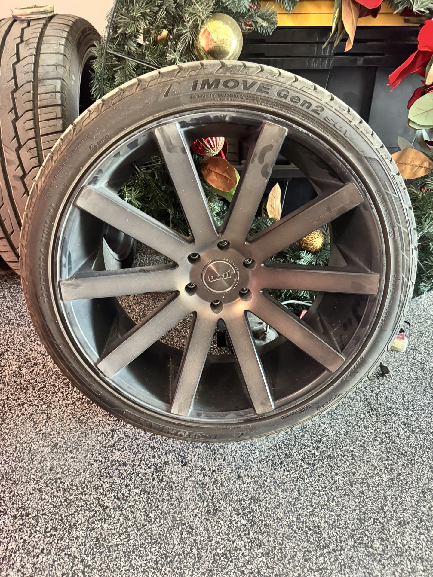 24” Rims And Tires Off Tahoe 