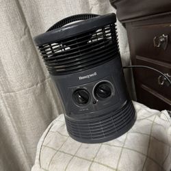 Honeywell 360 Degree Surround Space Heater Portable Charcoal Grey Small Room