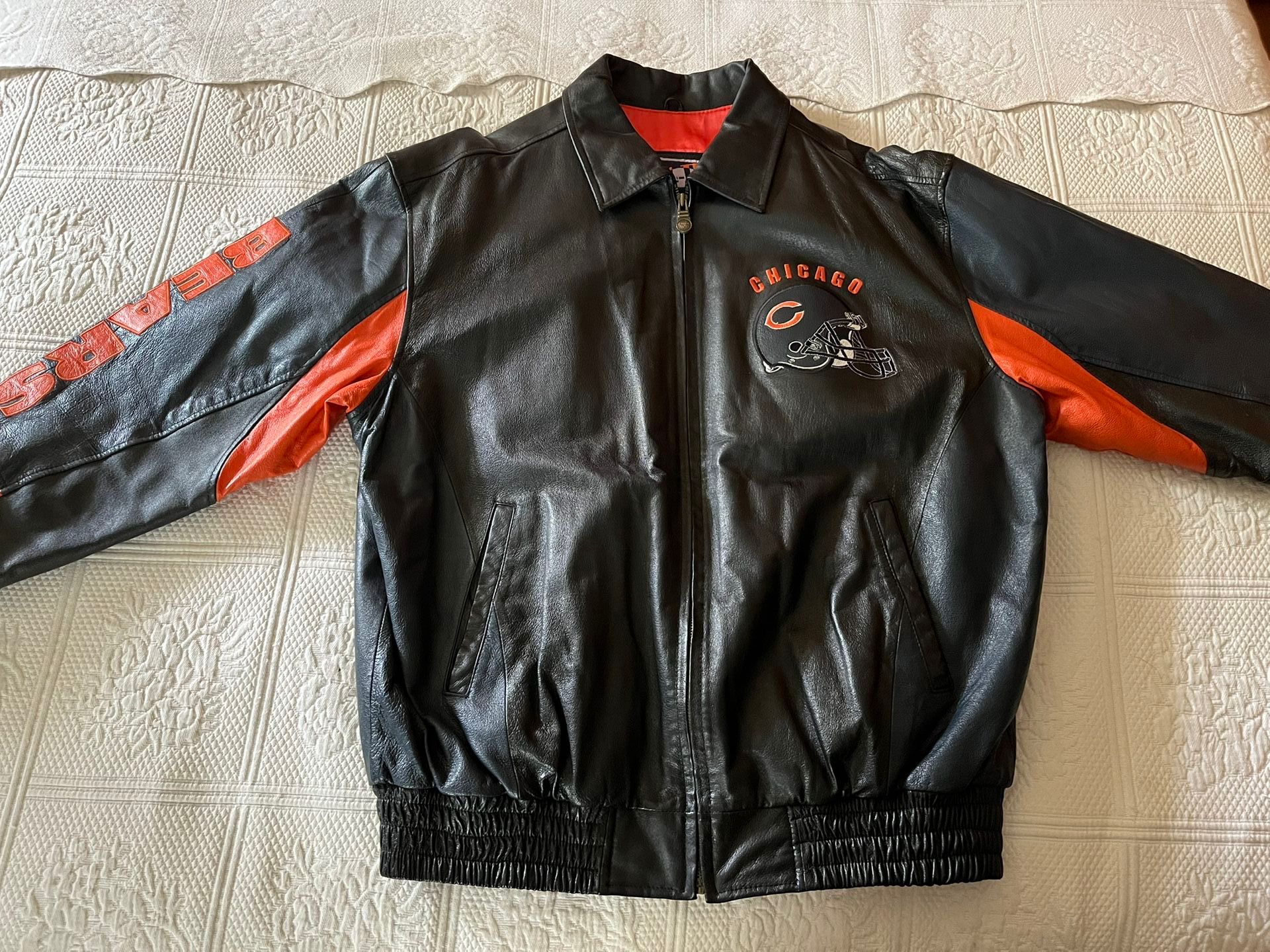 Chicago Bears - Leather Jacket XL