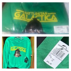 Universal Studios BATTLESTAR GALACTICA Sweatshirt Hoodie (NWT) MEDIUM ONLY