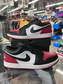 Air Jordan 1 Low Bred Toe 2.0