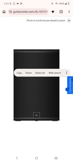 I have two JBL pro Max speakers