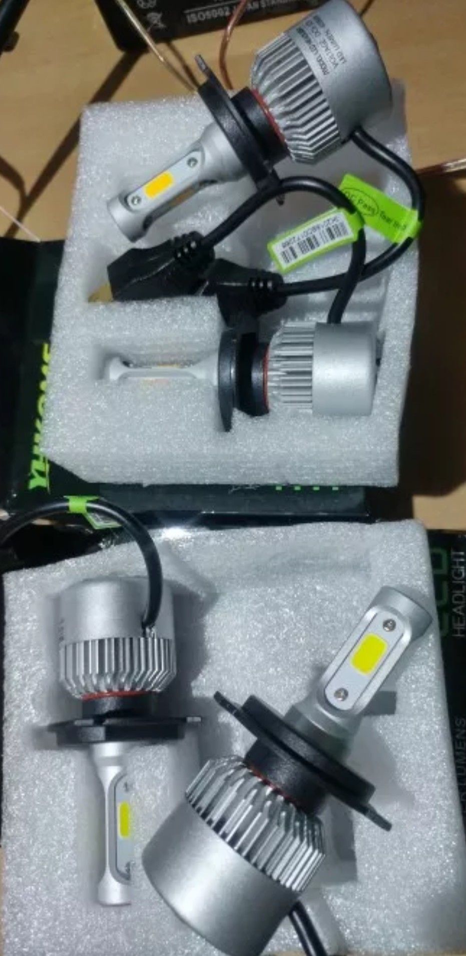 2 pcs LED Car Headlights, Fogs, & Daytime (White 6500k, 8000 Lumens) *6 Months Warranty*