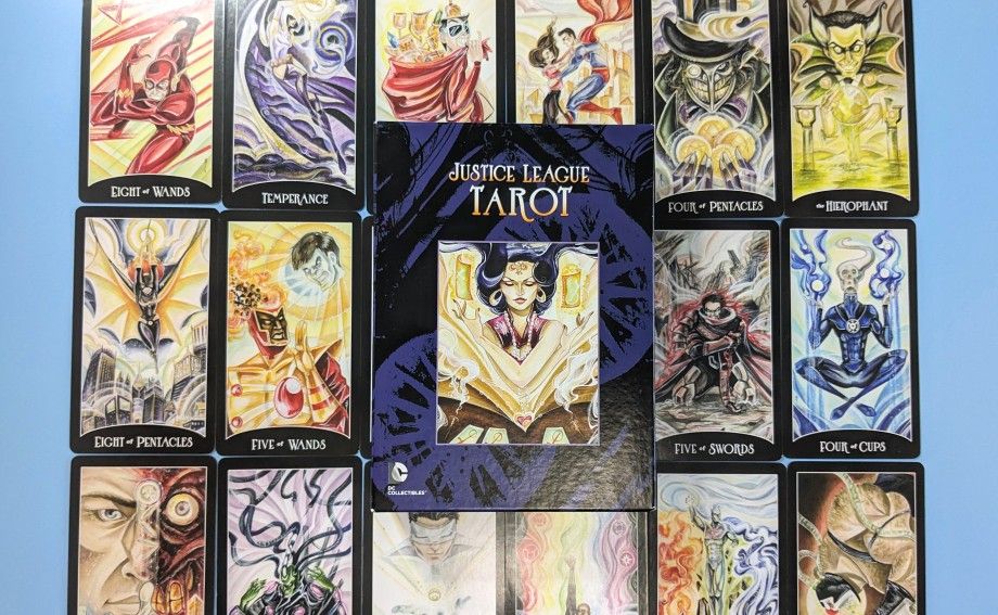 Rare Justice League Tarot Deck - DC Comics Collectibles Limited Item, Spirituality Witch Gift