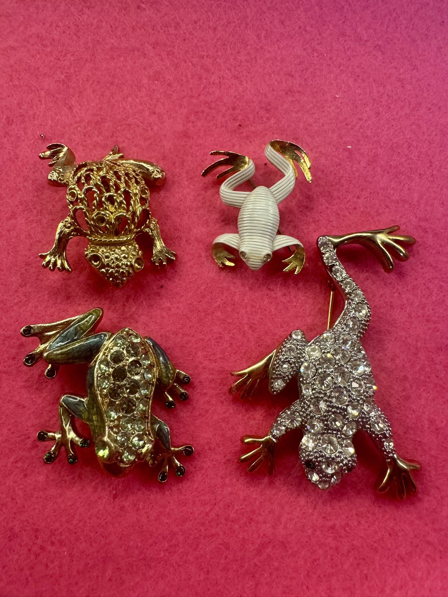 Frog Brooches