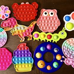 Pop it Fidget Toy Lot