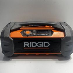 RIDGID Jobsite Radio Speaker Bluetooth Wireless R84087 18V Weather-Resistant