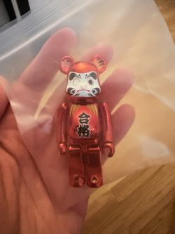 Bearbrick Red Chrome Daruma