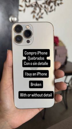 Compro iPhone con o sin detalle