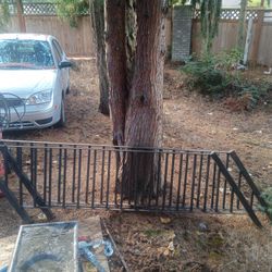 2 Steel Black Handrails