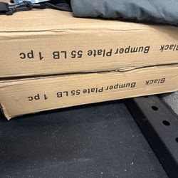 Brand new 55lbs bumper plates