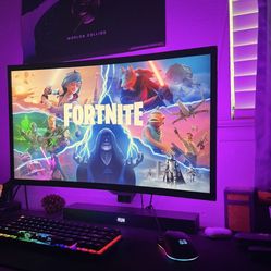 Gaming Monitor + Keyboard