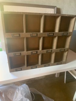 Wood shelving