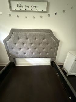 Queen upholstered Bed frame