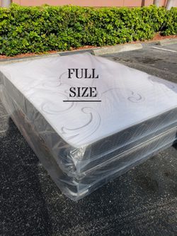 NEW FULL-SIZE MATTRESS & BOX SPRING - 2PC