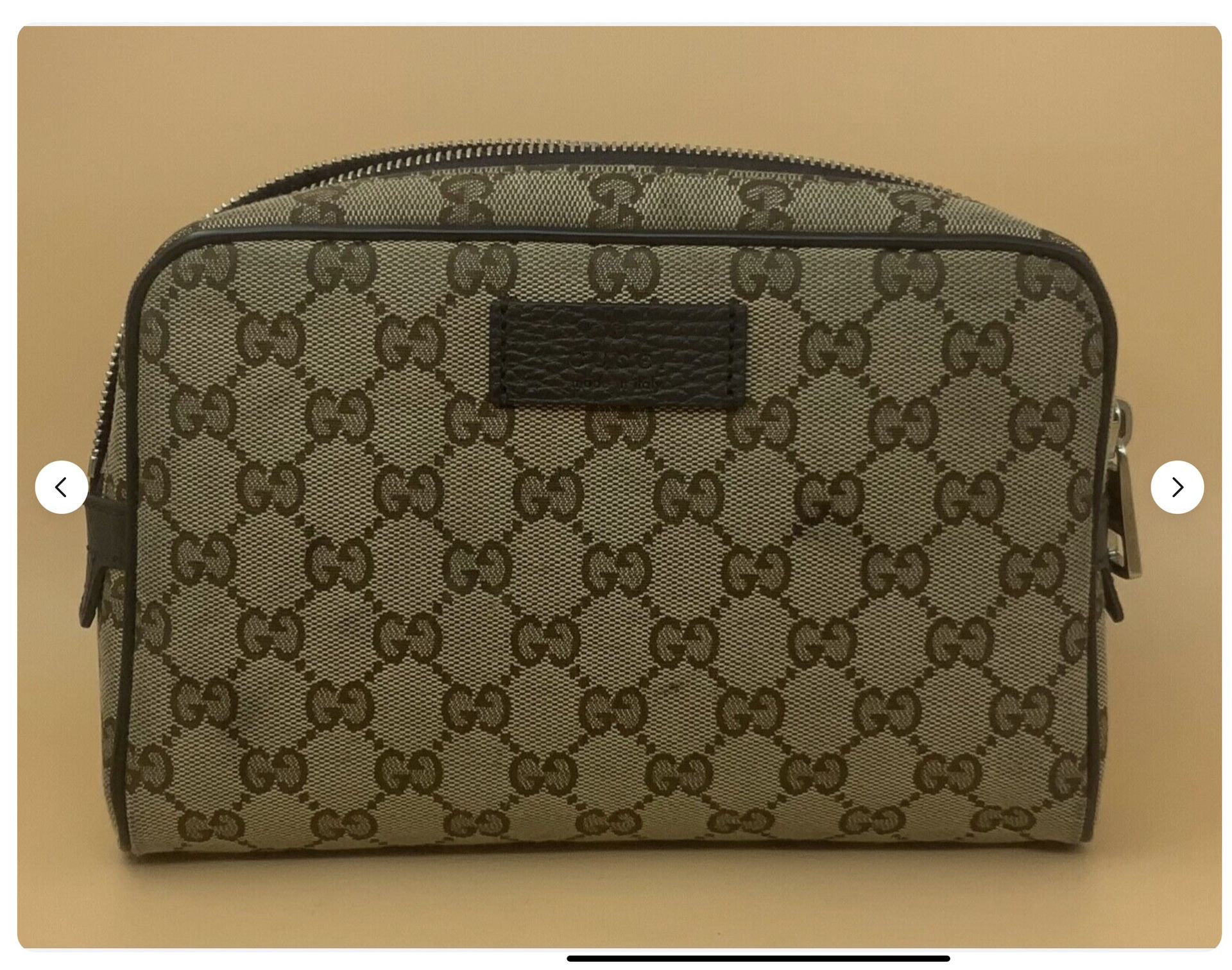Gucci Belt Bag Fanny Pack GG Waist Brown Canvas Clutch Fashion Belt Pack