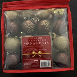 Set Of (40) Ornaments 