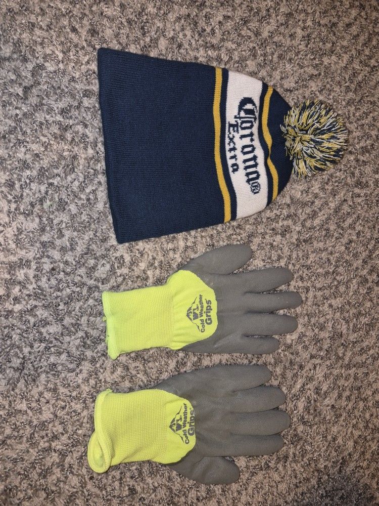 Hat & Gloves For Sale