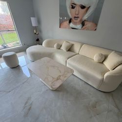 Sectional Sofa New Beige 