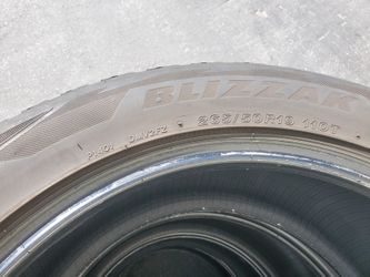 265/50R19 Bridgestone Tires, Used Set of 4