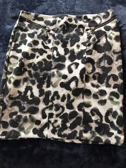 XS midi length snake print skirt