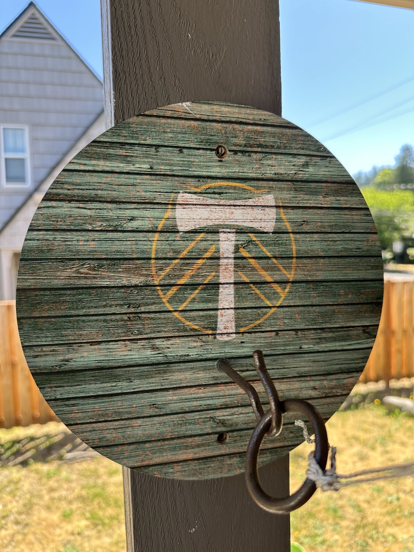 Bar Game, Outdoor Game, Patio Game, Ring And Hook, Timbers