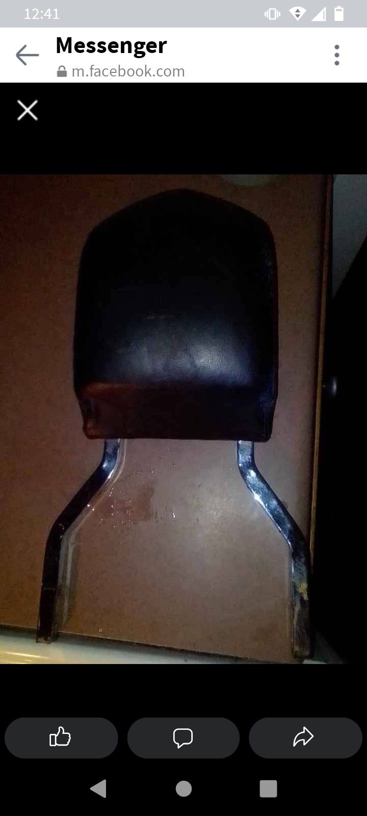Harley Davidson Seat Rest