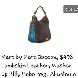 Marc by Marc Jacobs 'Washed up Billy' Leather hobo