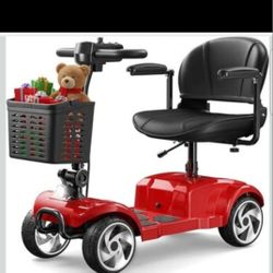 4 Wheel Electric Mobility Scooter for Adults and Seniors