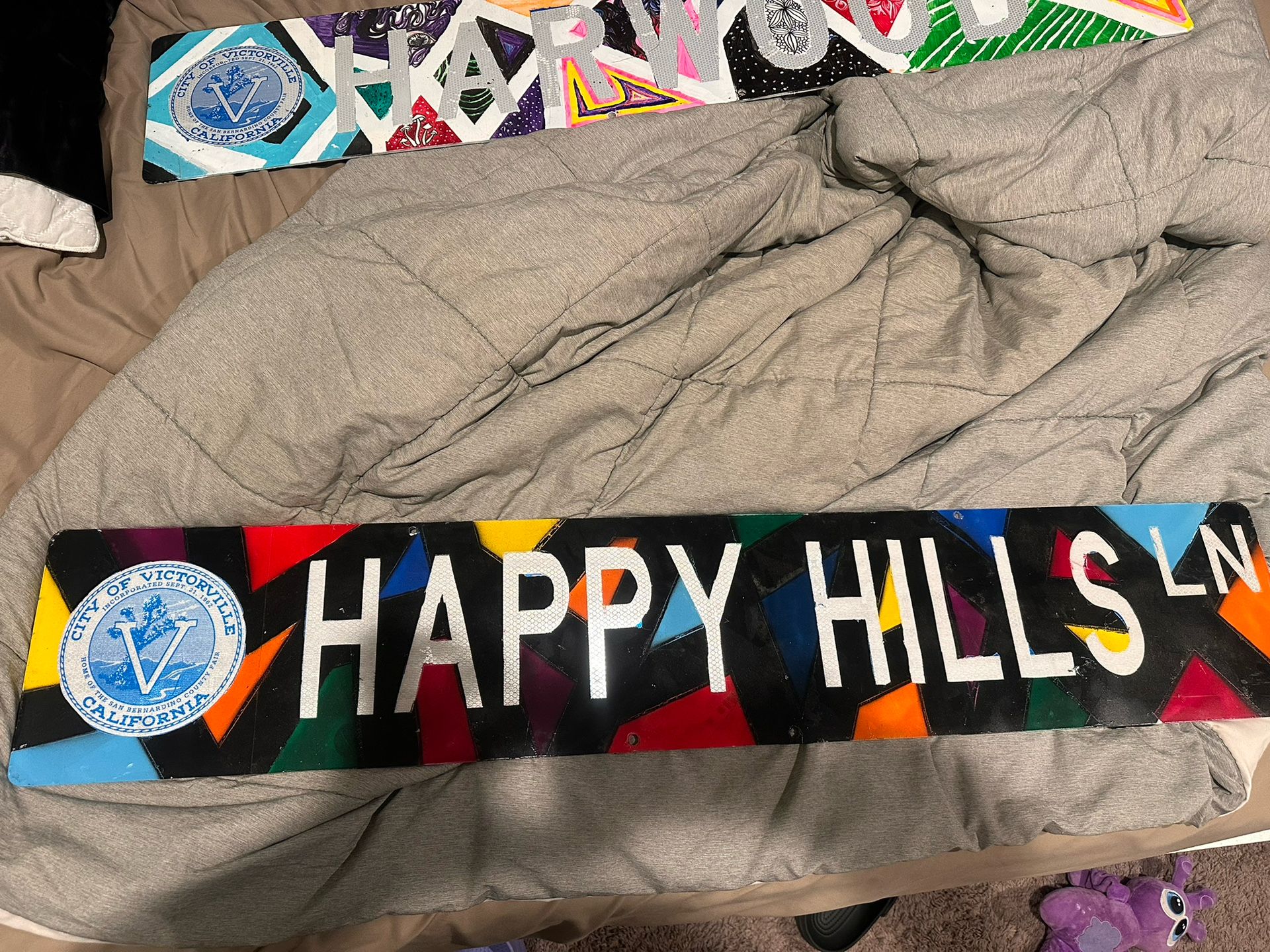 Custom Painted Street Sign
