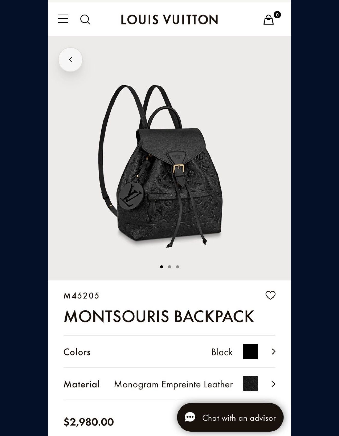 Authentic Montsours Backpack